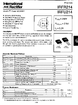 DataSheet IRFR214 pdf